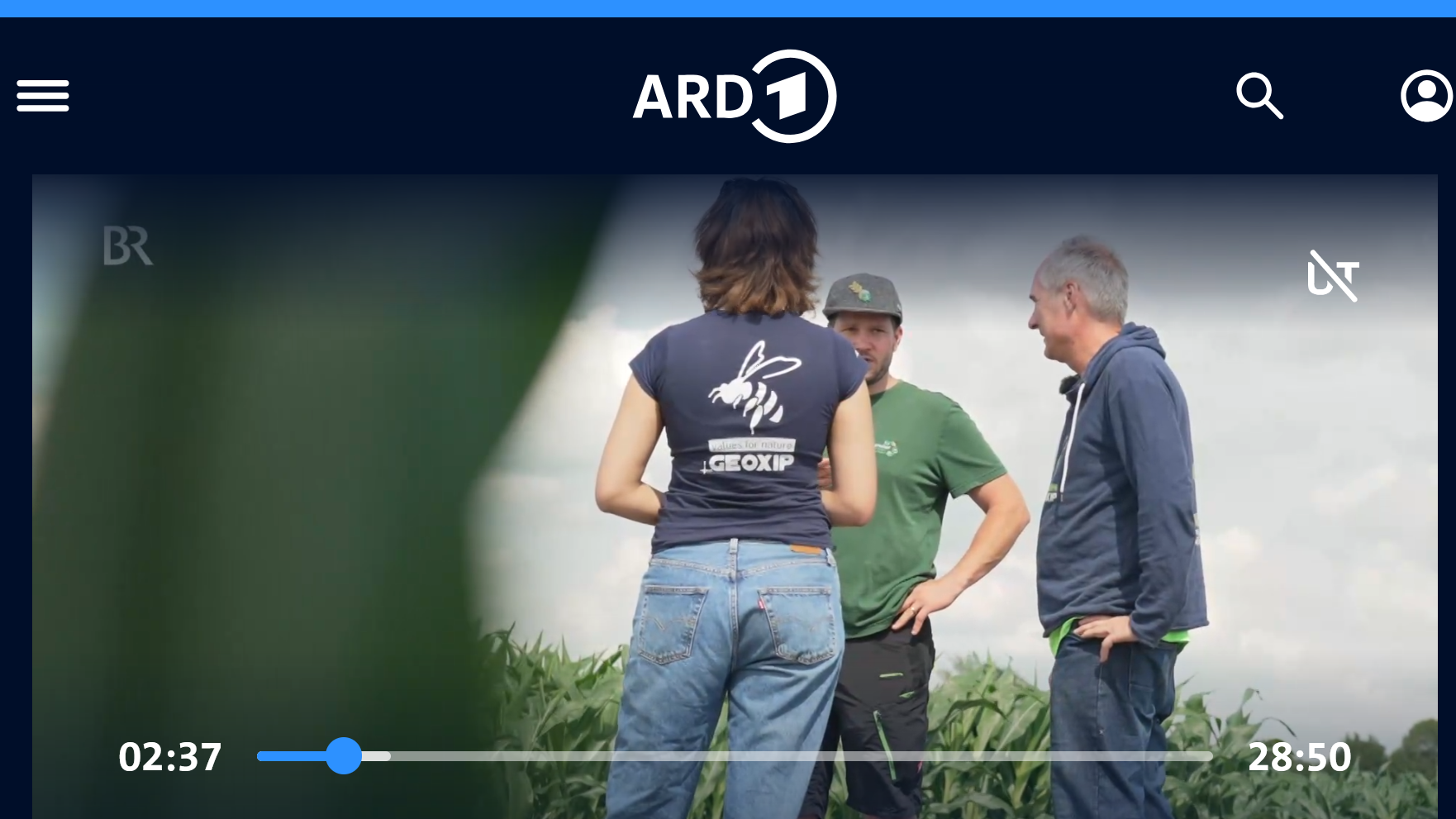 GEOXIP Ackerwerbung und Bodenbild in der ARD Mediathek und im Bayerischen Rundfunk – Fernsehberichterstattung über Geobranding, Präzisionslandwirtschaft und nachhaltige OOH Feldwerbung